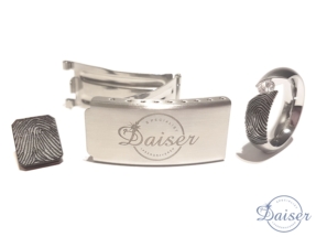 Daiser Lasergraveren, graveren, laser, laseren, sieraad ,sieraden, juweel, juwelen, goud, gouden, zilver, zilveren, staal, stalen